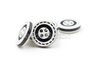 polyester clothing buttons