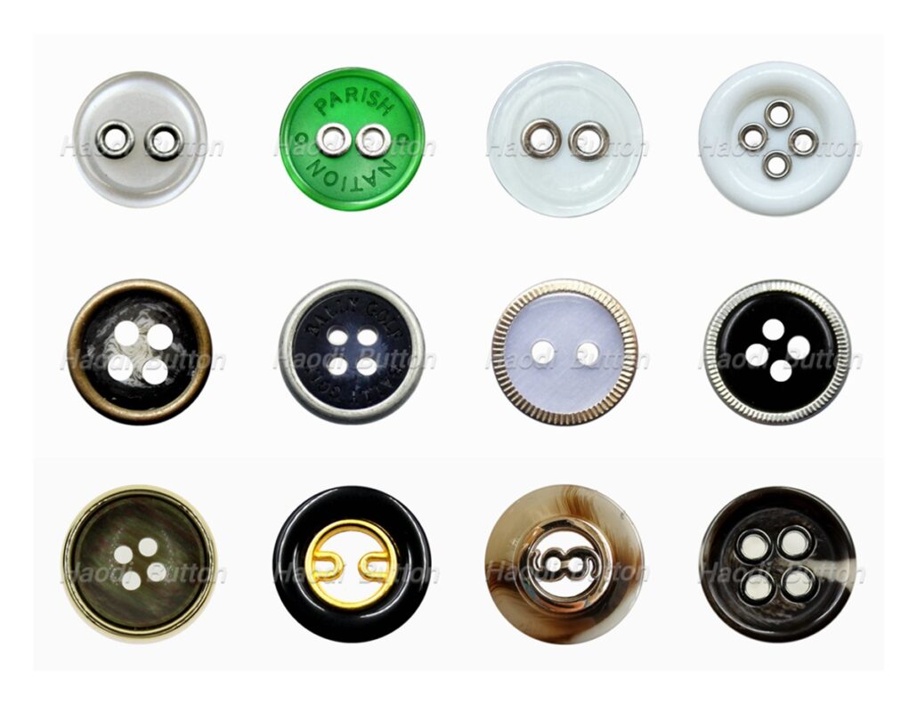 polyester buttons