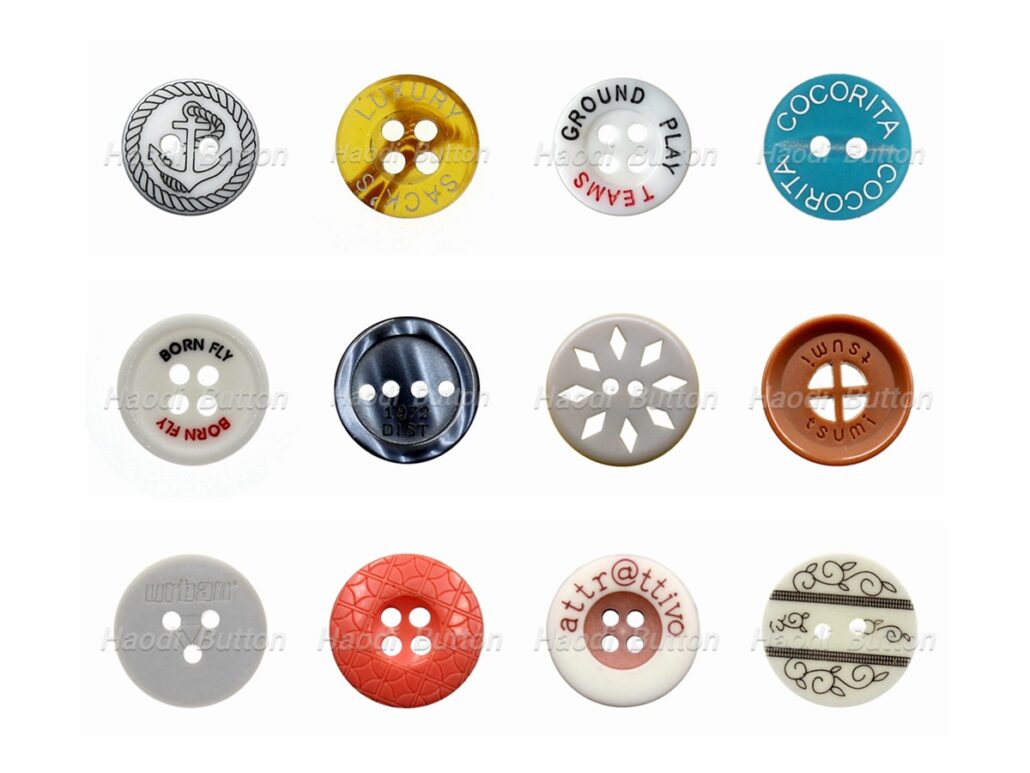 polyester buttons