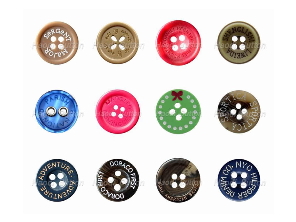 polyester buttons