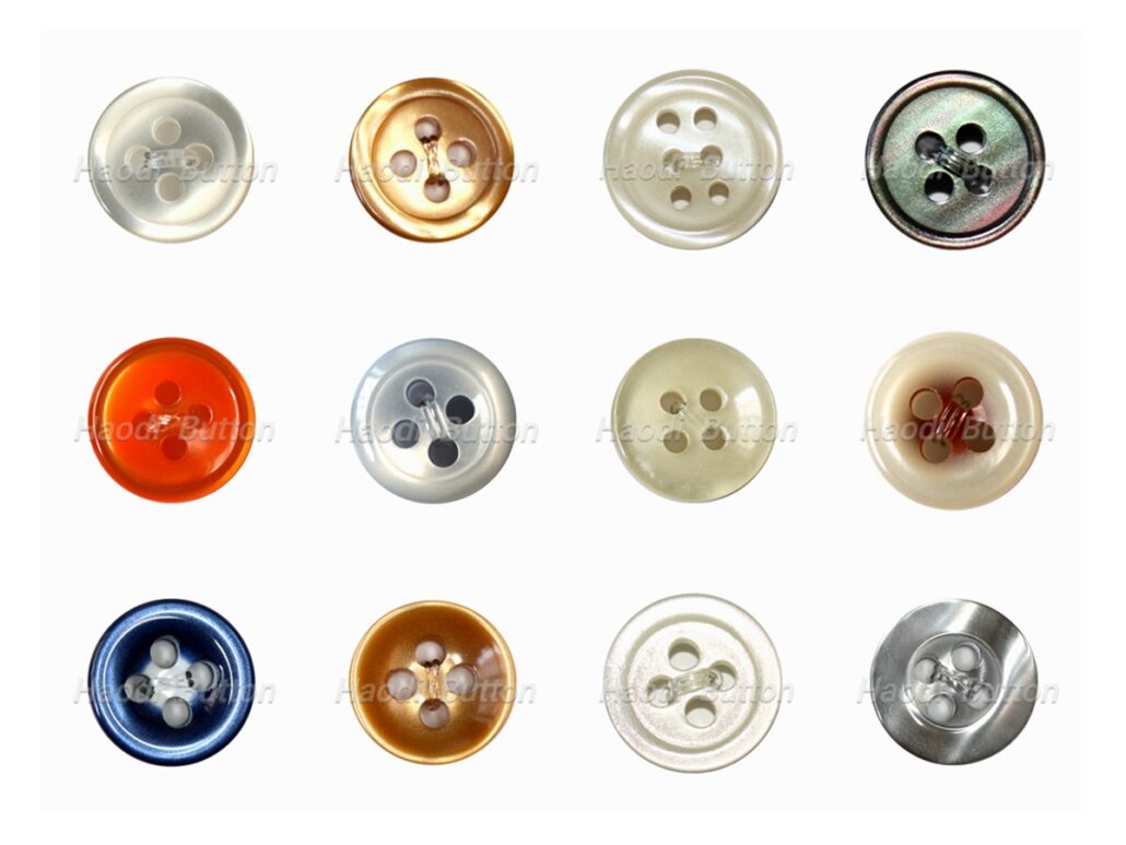 polyester buttons