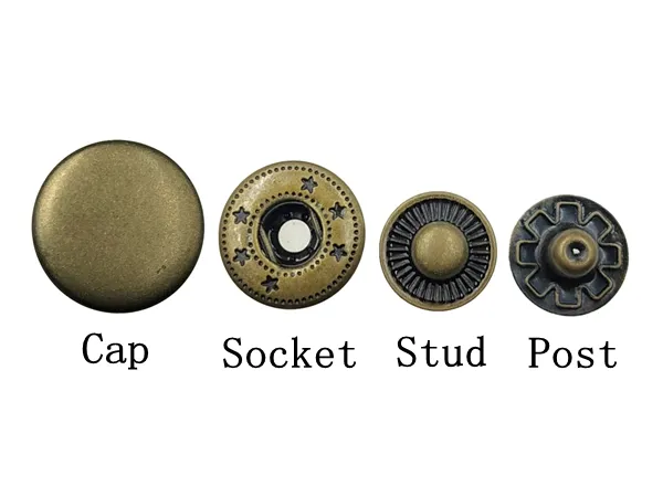 Spring snap buttons