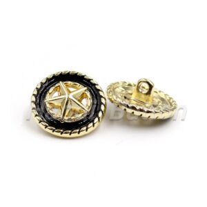 custom metallic button