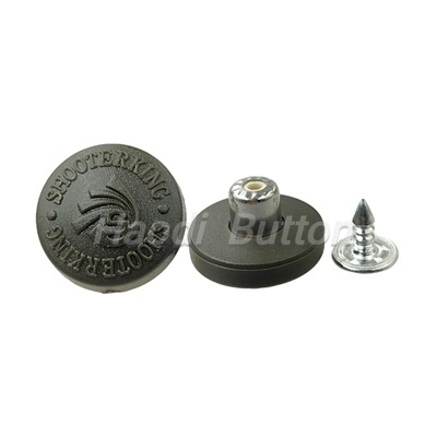 Plastic-cap Jeans Button