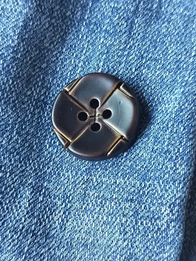 Imitation Leather Button