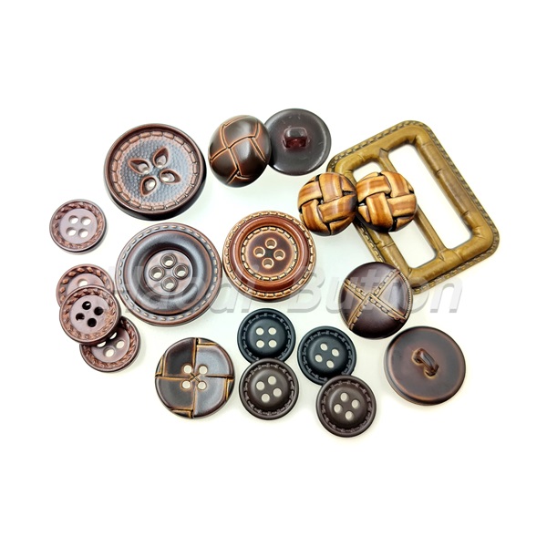 Imitation Leather Button