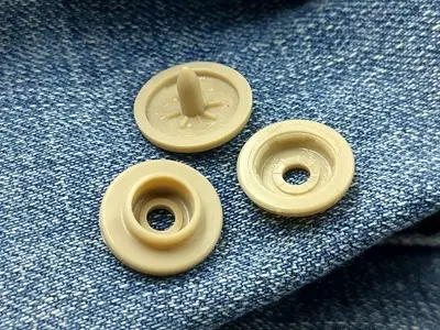 Plastic snap fasteners for kids clothes
