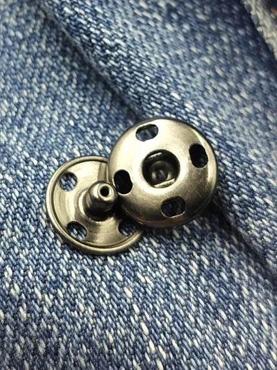 Sew-on snap fasteners