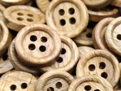 wood buttons