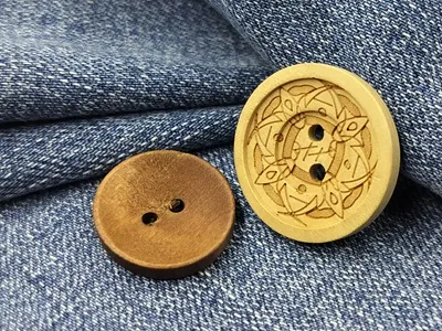 Wood Button