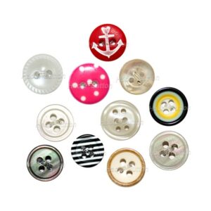 polyester shirt buttons