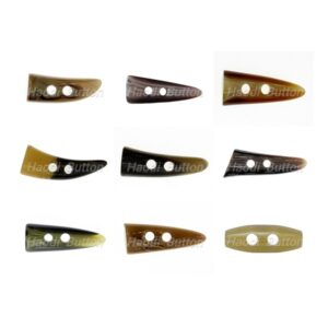 polyester button toggle