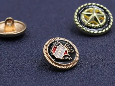 Metallic Buttons