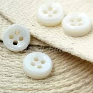 Thickened Freshwater Mother of Pearl Shell Buttons