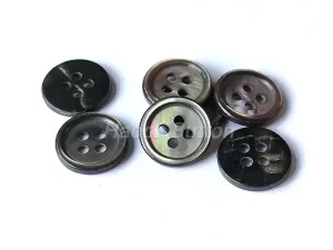 black shell buttons